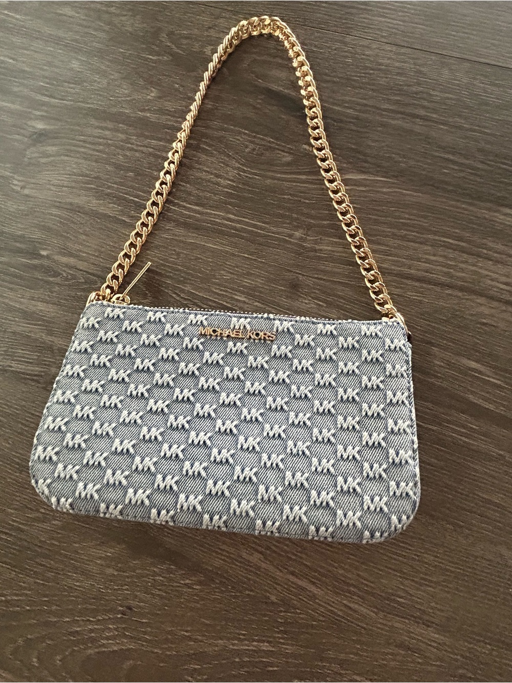 MICHAEL Michael Kors. Washed Denim handbag. NEW